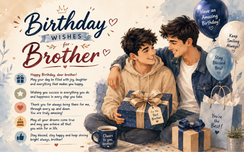 Birthday Wishes for Brother