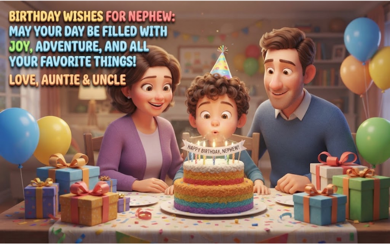 Birthday Wishes for Nephew