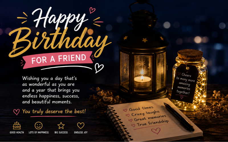 Birthday Wishes for a Friend