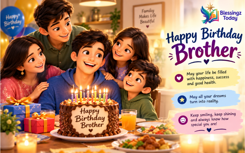 Heart Touching Birthday Wishes for Brother