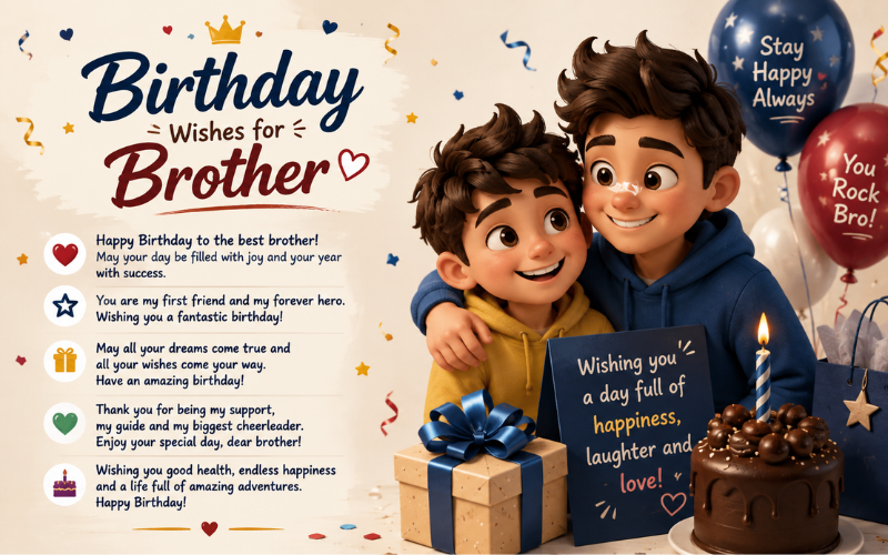 Birthday Wishes for Brother