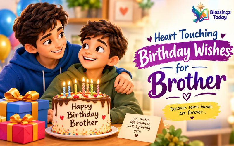 Heart Touching Birthday Wishes for Brother